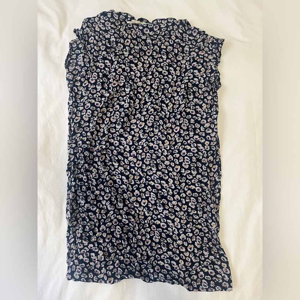 Kimchi blue - navy blue floral sheath dress, size S